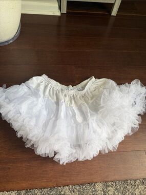 White Tulle Pettiskirt